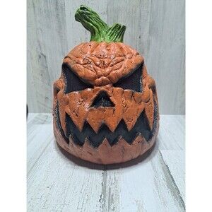 Ghoulish Productions Mask Jack O Lantern JR Youth Latex Pumpkin Head Halloween